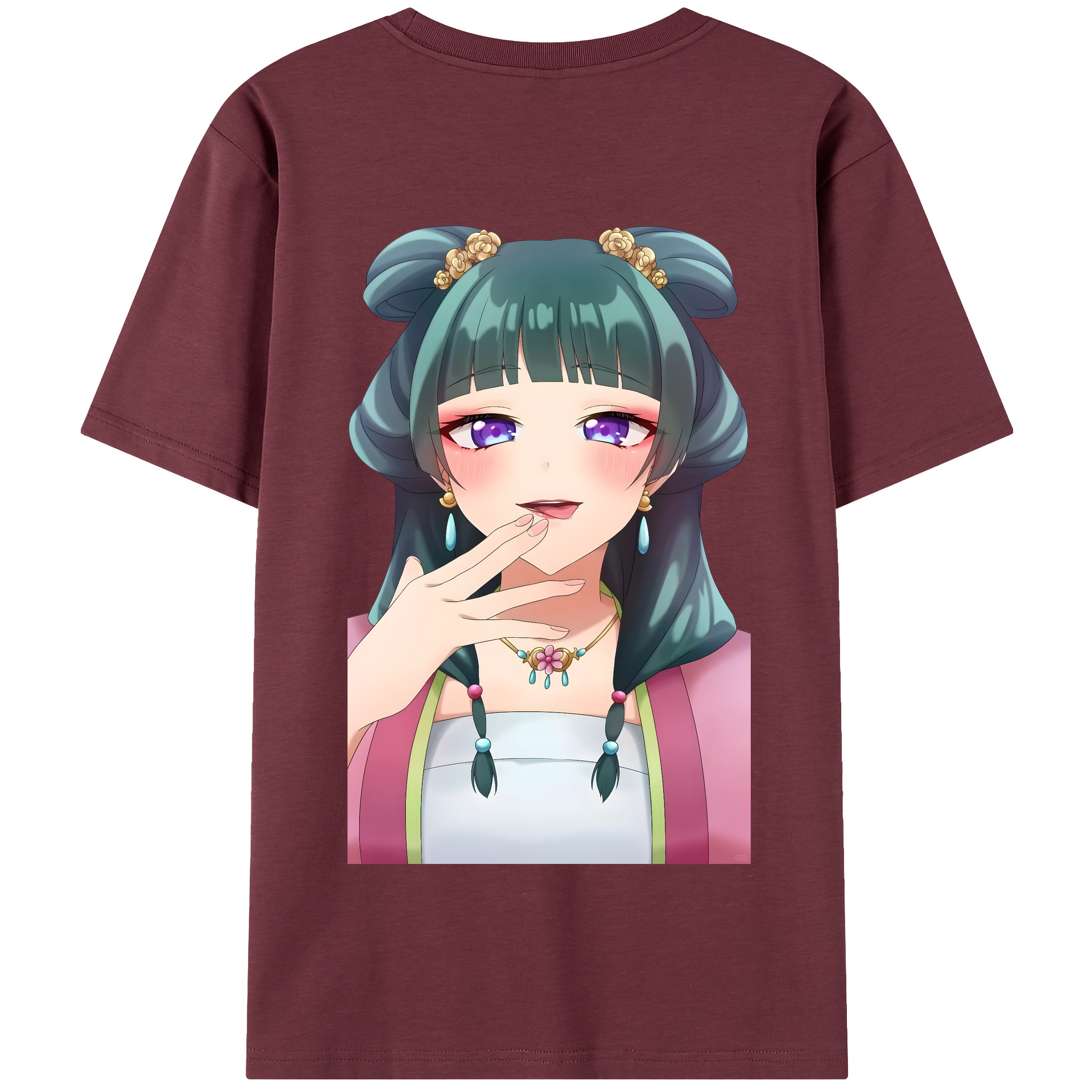 （画像用） 薬屋のひとりごと The Apothecary Diaries 綿100％半袖Tシャツ（背面プリント）
